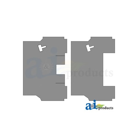 A & I Products Floor Mat W/ Padding 30" x8" x6" A-CFM355